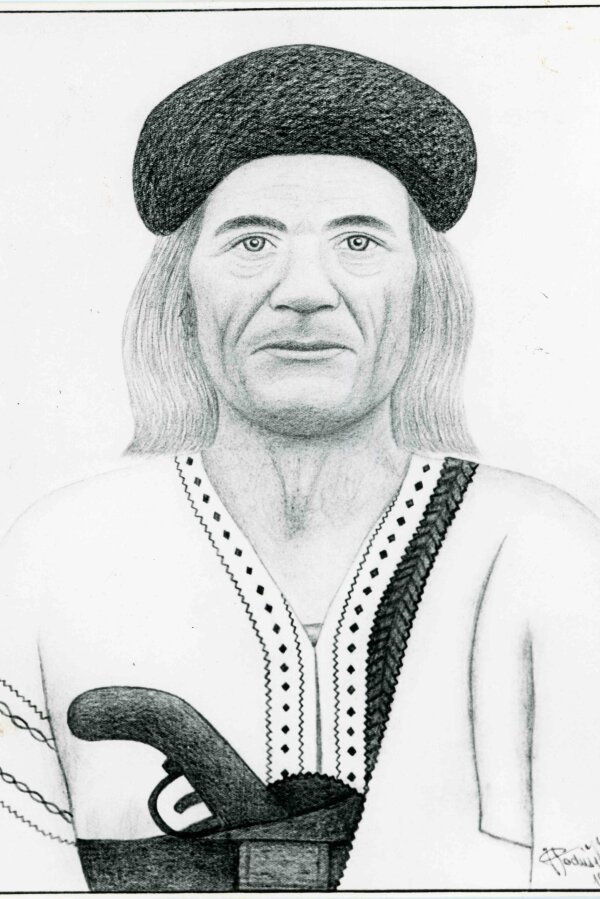 Jozef Podúšeľ, Jánošík, 1961, tužka